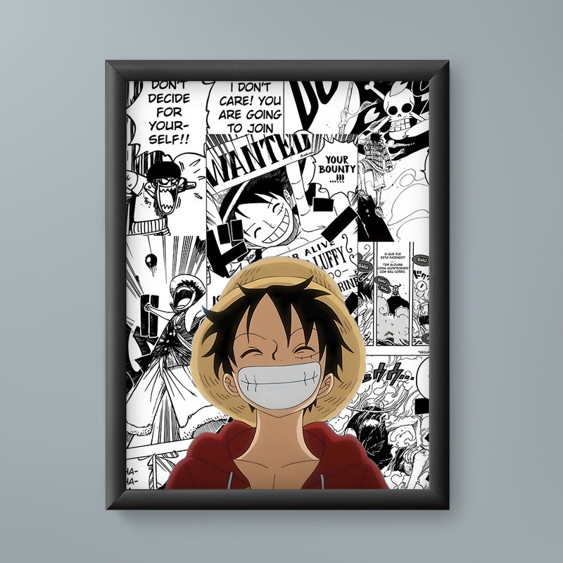 تابلو مدل انیمه لوفی وان پیس Luffy one piece anime 16