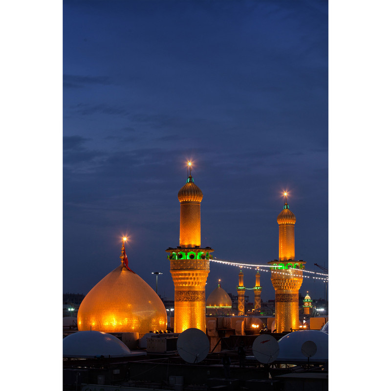 تابلو شاسی طرح حرم امام حسین و حضرت عباس مدل T2426