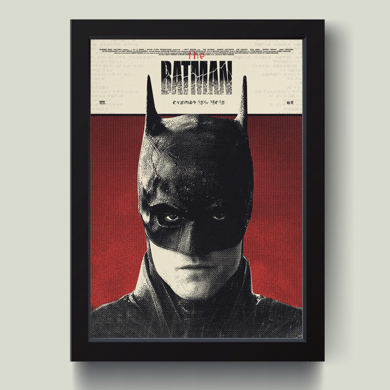 تابلو مدل The Batman پوستر فیلم بتمن کد ICC-S16
