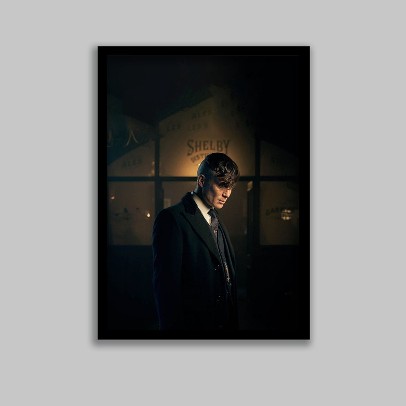 تابلو مدل تامی شلبی سریال پیکی بلایندرز Peaky Blinders کد LA-G10552-2