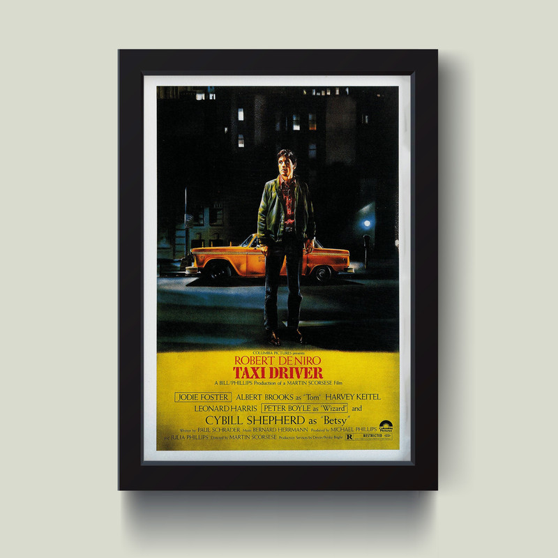 تابلو مدل فیلم Taxi Driver کد S0621-b