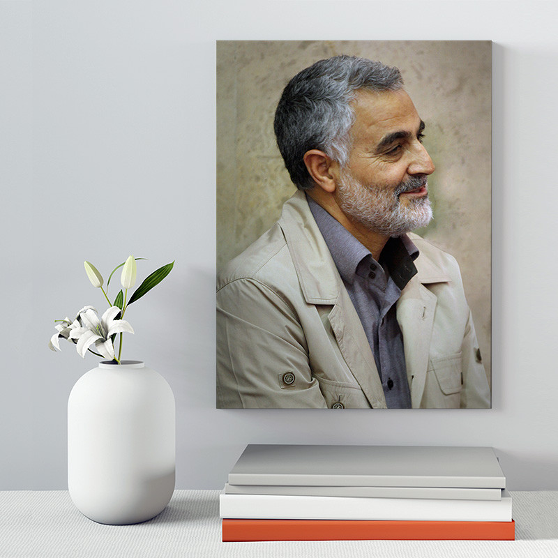 تابلو شاسی صبا طرح مدل سردار شهید سلیمانی کد 228
