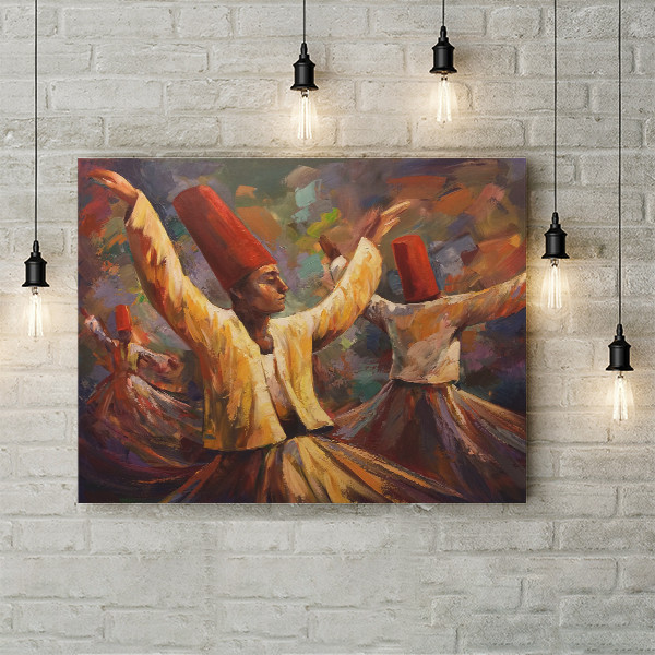 تابلو شاسی شمسه نگار طرح سماع