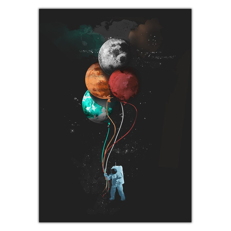 تابلوی ونسونی طرح The Spacemans Trip سایز 30x40