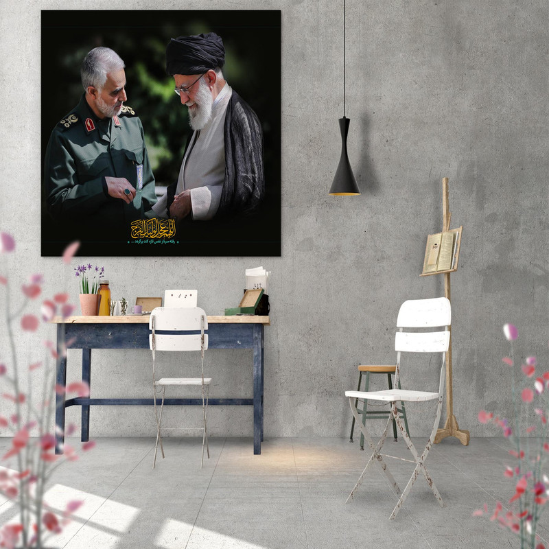 تابلو شاسی طرح حاج قاسم سلیمانی کد 019