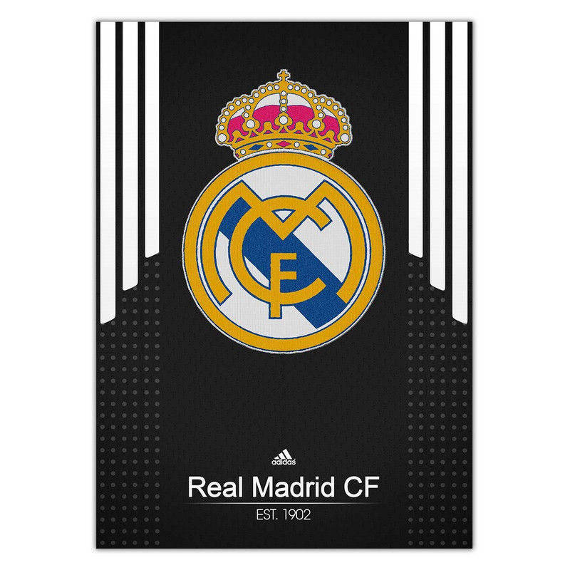 تابلوی ونسونی طرح Real Madrid Black 2016 سایز 30x40