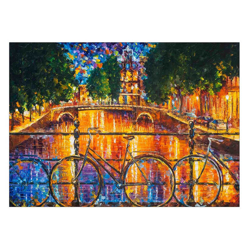 تابلو شاسی ونسونی طرح Afremov Paintings سایز 50x70 سانتی متر