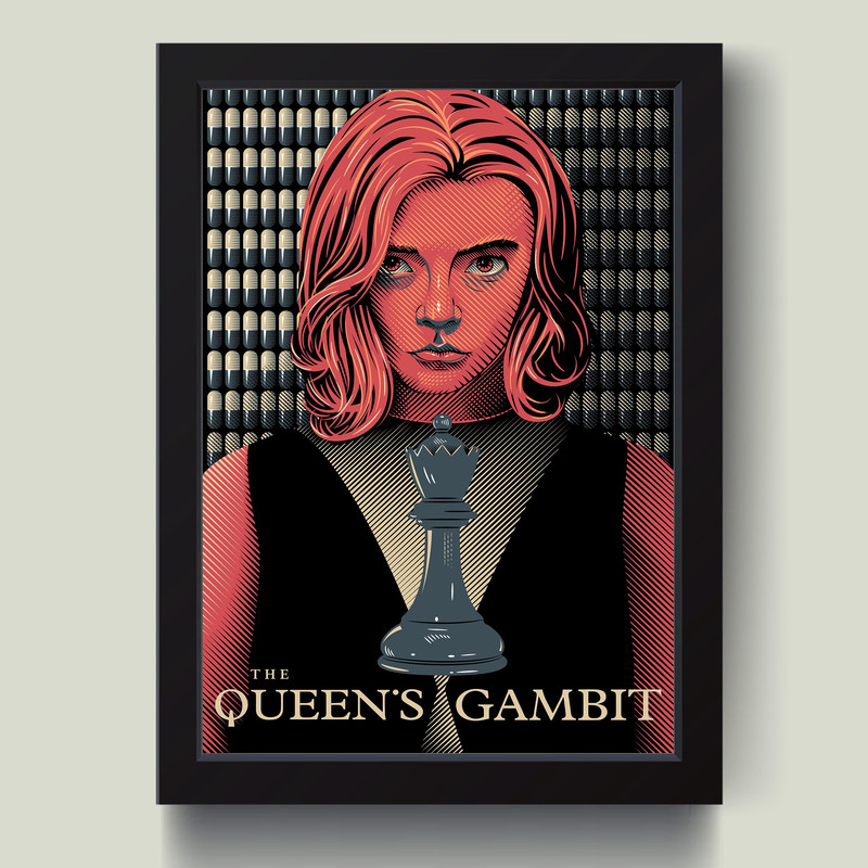 تابلو مدل The Queens Gambit کد MJ131355