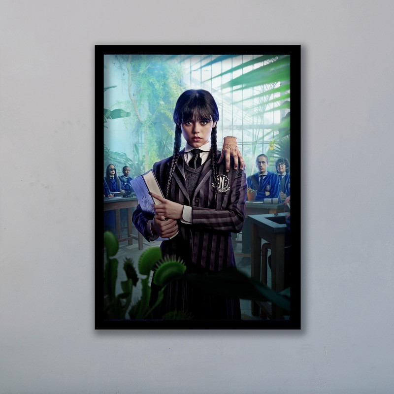تابلو مدل ونزدی آدامز Wednesday Addams کد LAG1052