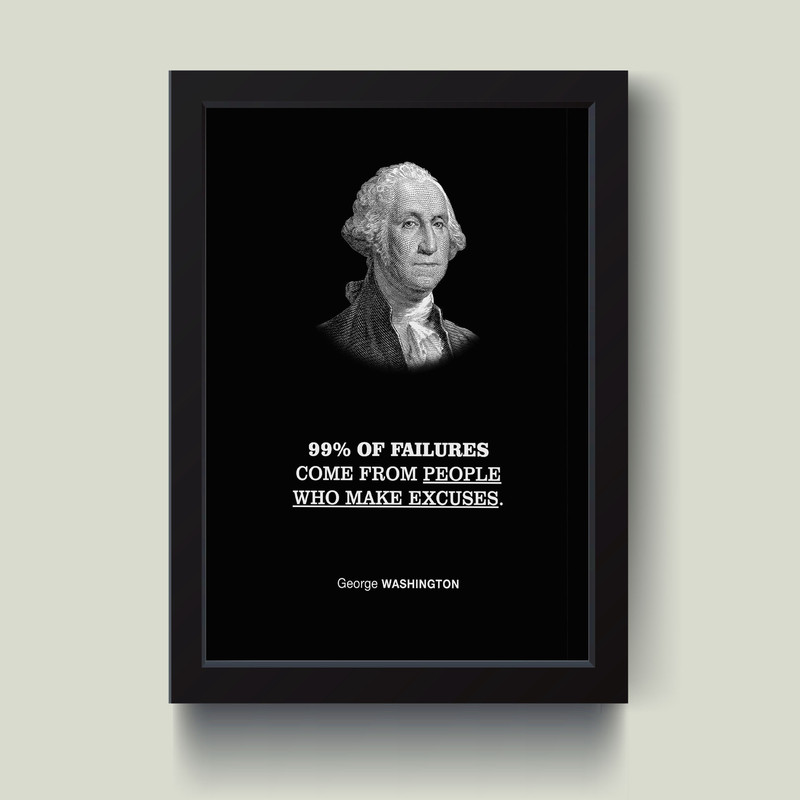 تابلو مدل  George Washington جورج واشنگتن کدQ2826