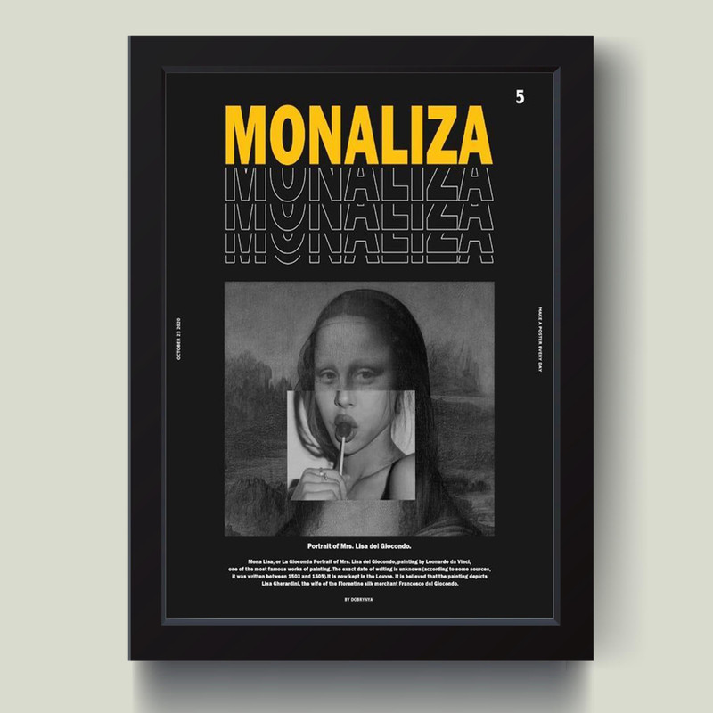 تابلو مدل Monaiza مونالیزا کد MJ131347