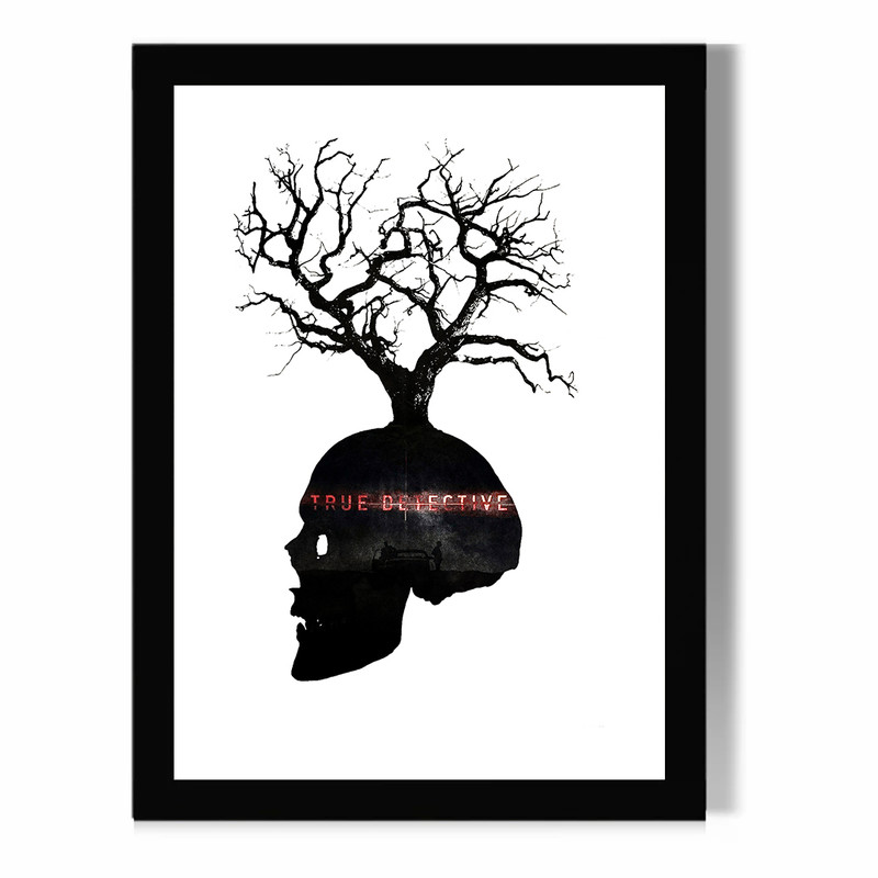تابلو مدل دیواری طرح سریال کاراگاهان حقیقی True Detective  کد FD243