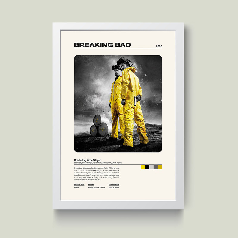 تابلو مدل Breaking Bad کدm2623-w