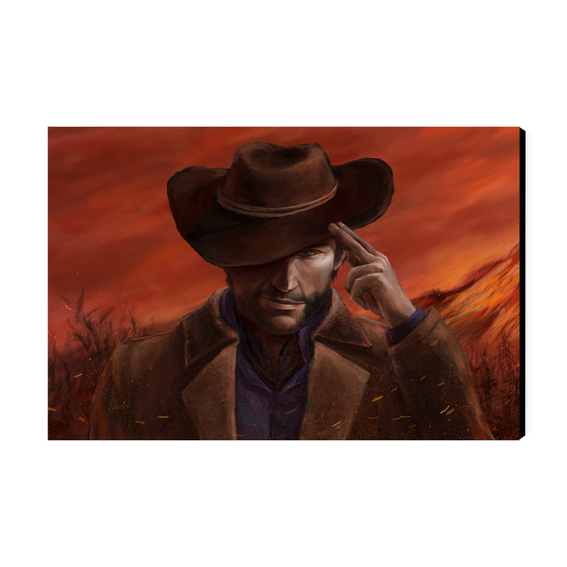 تابلو شاسی طرح Red Dead مدل As986